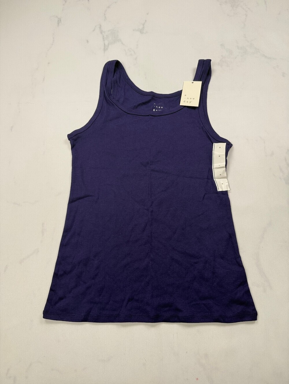 A New Day Tank Top Purple Current Minimalist Understated - Womens Medium